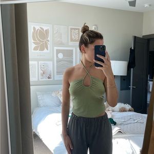 Reformation Kezia Knit Top, Size small